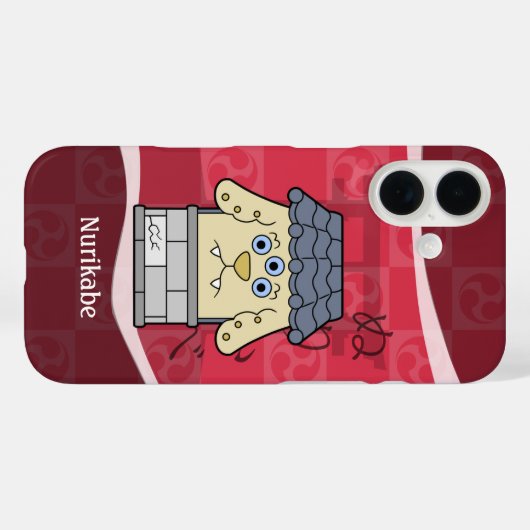 Coques Case-Mate iPhone Personnalisable Nurikabe Yokai (Verso (horizontal))