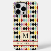 Coques Case-Mate iPhone Personnalisable rose violet bleu jaune Géométrique (Verso)