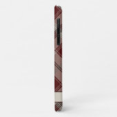 Coques Case-Mate iPhone Personnalisable Rouge & Tan Plaid (Dos/Gauche)
