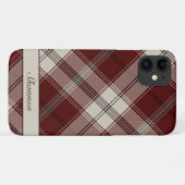 Coques Case-Mate iPhone Personnalisable Rouge & Tan Plaid (Dos (Horizontal))