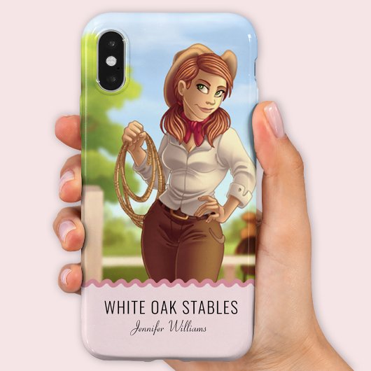 Coques Case-Mate iPhone Personnalisable Western Cowgirl