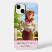 Coques Case-Mate iPhone Personnalisable Western Cowgirl (Verso)