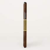 Coques Case-Mate iPhone Personnalisation du bois et de l'or (Dos/Droite)