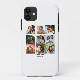 Case-Mate iPhone Case Personnalisé 9 Photo Collage Modèle pour couples