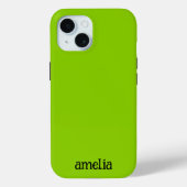 Coques Case-Mate iPhone Personnalisé à la mode vert brillant (Verso)