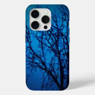Coque iPhone 15 Pro Personnalisé À Travers Le Verre, Arbre de pleurs B