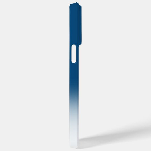 Coques Case-Mate iPhone Personnalisé Ajouter Un Nom Mellow Blue Ombre (Verso / Droite)