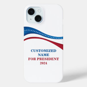 Coque Pour iPhone 15 Personnalisé Ajouter votre propre candidat à la pr