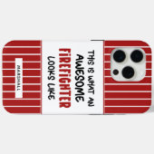 Coques Case-Mate iPhone Personnalisé Awesome Firefighter Funny Firefighter (Verso (horizontal))