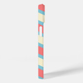 Coques Case-Mate iPhone Personnalisé Chevron Monogram Pastel Orange Beige  (Verso / Droite)
