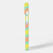 Coques Case-Mate iPhone Personnalisé Chevron Monogram Soft Orange Yellow C (Verso / Gauche)