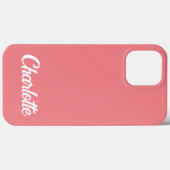 Coques Case-Mate iPhone Personnalisé Classic Élégant Monogram iPhone. (Verso (horizontal))
