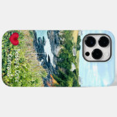 Coques Case-Mate iPhone Personnalisé Coeur Bessys Cove Penzance Cornwall P (Verso (horizontal))