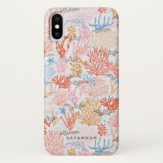 Coques Case-Mate iPhone Personnalisé | Corail Reef (Dos)