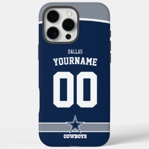 Coques iPhone 16 Pro Max Personnalisé Cowboys Jersey Football Américain