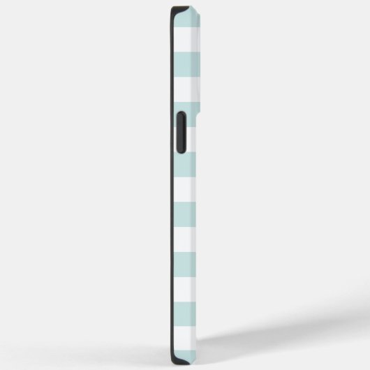 Coques Case-Mate iPhone Personnalisé Cyan Pastel Bleu Bleu Blancs (Verso / Droite)