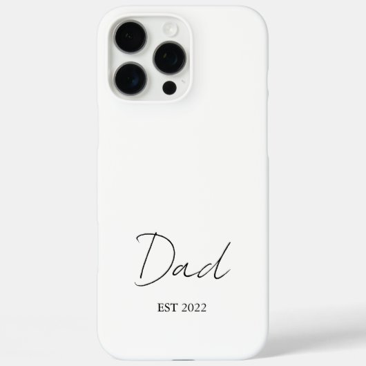 Coques Case-Mate iPhone Personnalisé "DAD Est. [Année]" - (Verso)