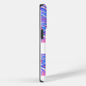 Coques Case-Mate iPhone Personnalisé Elegant Pink Heart iPhone 14 Pro Coqu (Verso / Droite)