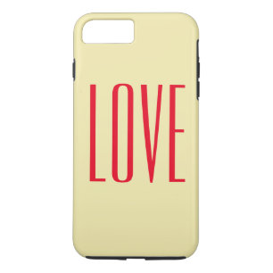 Coque iPhone 7 Plus Personnalisé Elegant Red Love