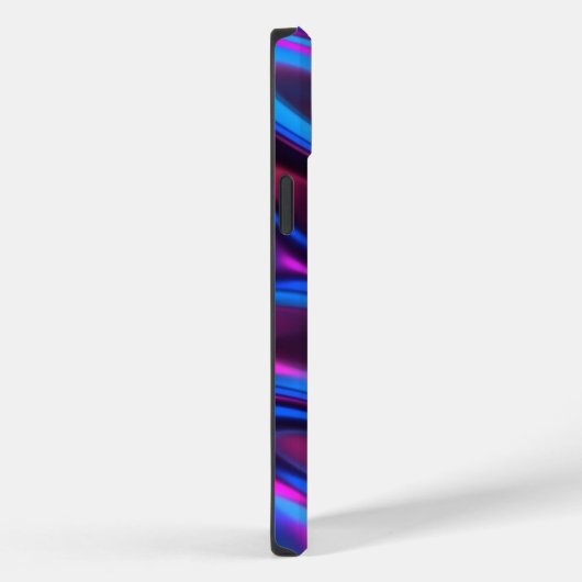Coques Case-Mate iPhone Personnalisé Faux Iridescente moderne avec nom (Verso / Droite)