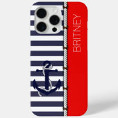 Coques Case-Mate iPhone Personnalisé Fun Marine Bleu Bleu Bleu Bleu Bleu B (Verso)