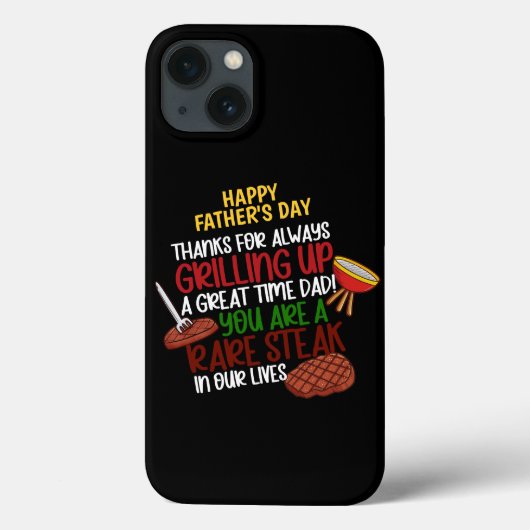 Coques Case-Mate iPhone Personnalisé Funny Grill Chef Papa (Verso)