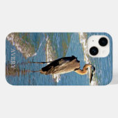 Coques Case-Mate iPhone Personnalisé Great Blue Heron Florida Gulf Waters  (Verso (horizontal))