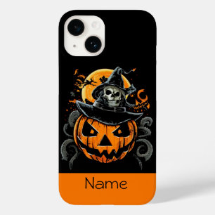 Coque Pour iPhone 14 Personnalisé/Halloween/citrouille