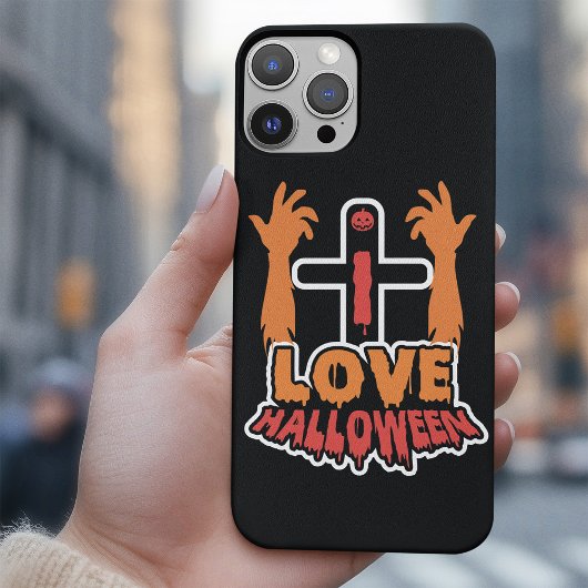 Coques Case-Mate iPhone Personnalisé I Love Halloween