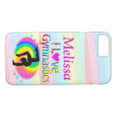 COQUES Case-Mate iPhone PERSONNALISÉ J'AIME GYMNASTICS PHONE CASE (Dos (Horizontal))