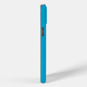 Coques Case-Mate iPhone Personnalisé Jaune Nom Solid Bébé Bleu Couleur (Verso / Droite)