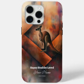 Coques Case-Mate iPhone Personnalisé : Majestic Kangaroo iPhone 15 Promax  (Verso)