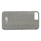 Coques Case-Mate iPhone Personnalisé Mens Grey tweeté Look Phonecase (Dos (Horizontal))