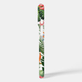 Coques Case-Mate iPhone Personnalisé Monogramme Chic Tropical Motif Vert (Verso / Gauche)