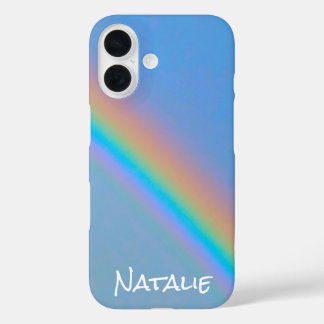 Coques iPhone 16 Personnalisé naturel réel arc-en-ciel Coque-Mate i