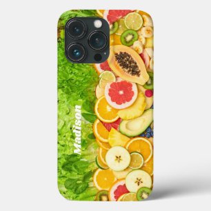 Case-Mate iPhone Case Personnalisé Nom Fruits tropicaux boîtiers télépho