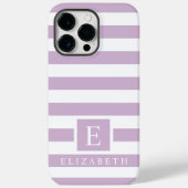 Coques Case-Mate iPhone Personnalisé Pastel Clair Purple Blancs doux (Verso)