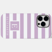 Coques Case-Mate iPhone Personnalisé Pastel Clair Purple Blancs doux (Verso (horizontal))