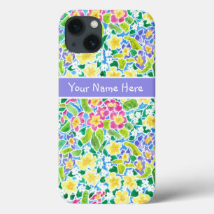 13 Case Personnalisé rose, bleu, jaune primeurs iPhone 6 C