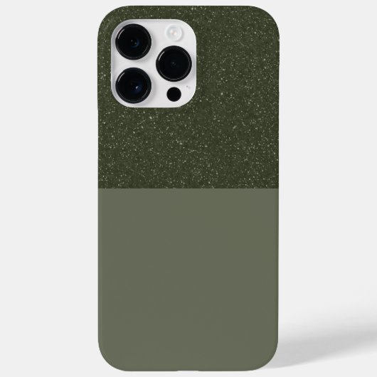 Coques Case-Mate iPhone Personnalisé Texturé Vert Split iPhone 14 Pro Max (Verso)