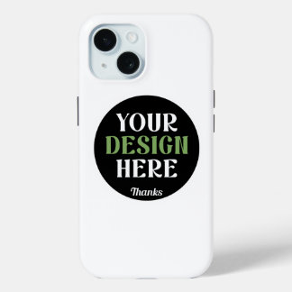 Coque Pour iPhone 15 personnalisé, unique, élégant et minimaliste bisou