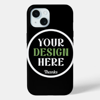 Coque Pour iPhone 15 personnalisé, unique, élégant & minimaliste kiss h