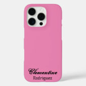 Coques Case-Mate iPhone Personnalisé Votre Nom modèles 11-15 (Verso)