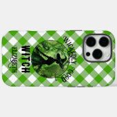 Coques Case-Mate iPhone Personnalisé Wicktly Good Witch En vichy Vert Sorc (Verso (horizontal))