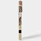 Coques Case-Mate iPhone Personnaliser Chic Stried Rose Parties scintillant (Verso / Droite)