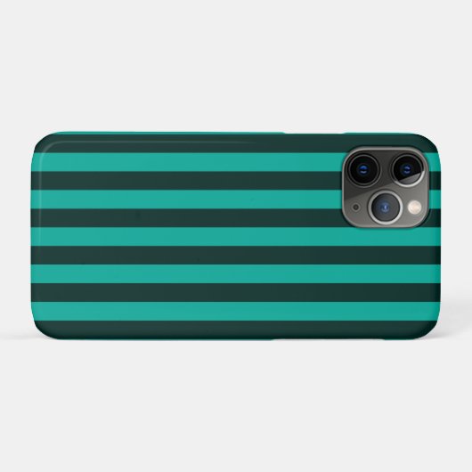 Coques Case-Mate iPhone Personnaliser des rayures verticales turquoise ! (Dos (Horizontal))