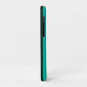 Coques Case-Mate iPhone Personnaliser des rayures verticales turquoise ! (Dos/Gauche)