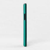 Coques Case-Mate iPhone Personnaliser des rayures verticales turquoise ! (Dos/Droite)