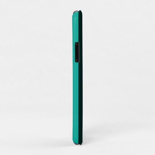 Coques Case-Mate iPhone Personnaliser des rayures verticales turquoise ! (Dos/Droite)