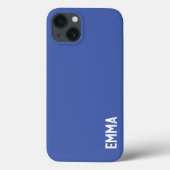 Coques Case-Mate iPhone Personnaliser en bleu : Ajoutez votre nom à notre (Verso)